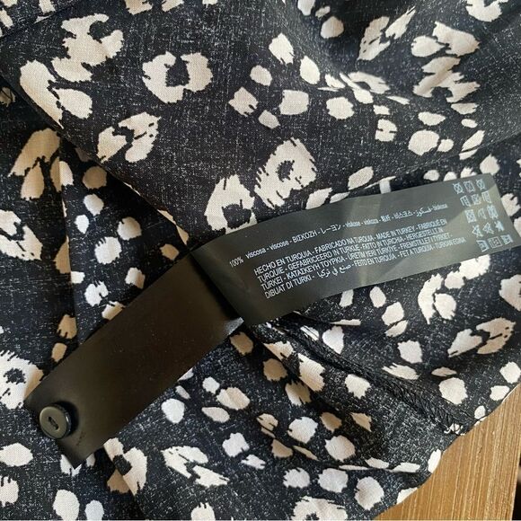 ZARA Cheetah Print Button Down Miranda Dress New - Picture 5 of 13